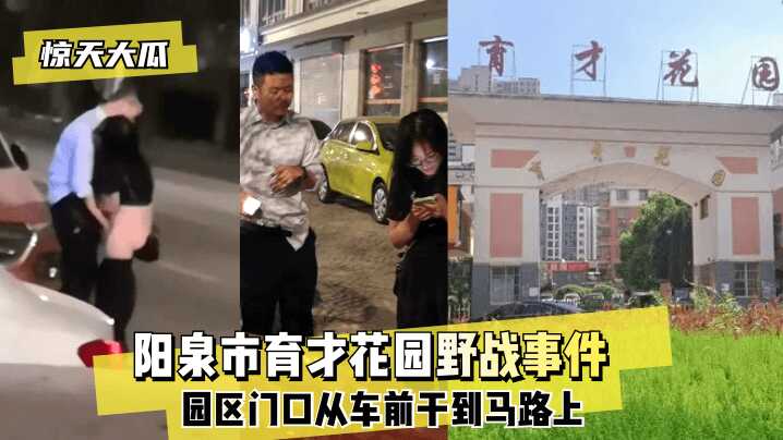 【惊天大瓜】阳泉市育才花园野战事件~园区门口从车前干到马路上~海报剧照